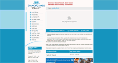 Desktop Screenshot of diamondsands.com.au