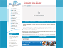 Tablet Screenshot of diamondsands.com.au